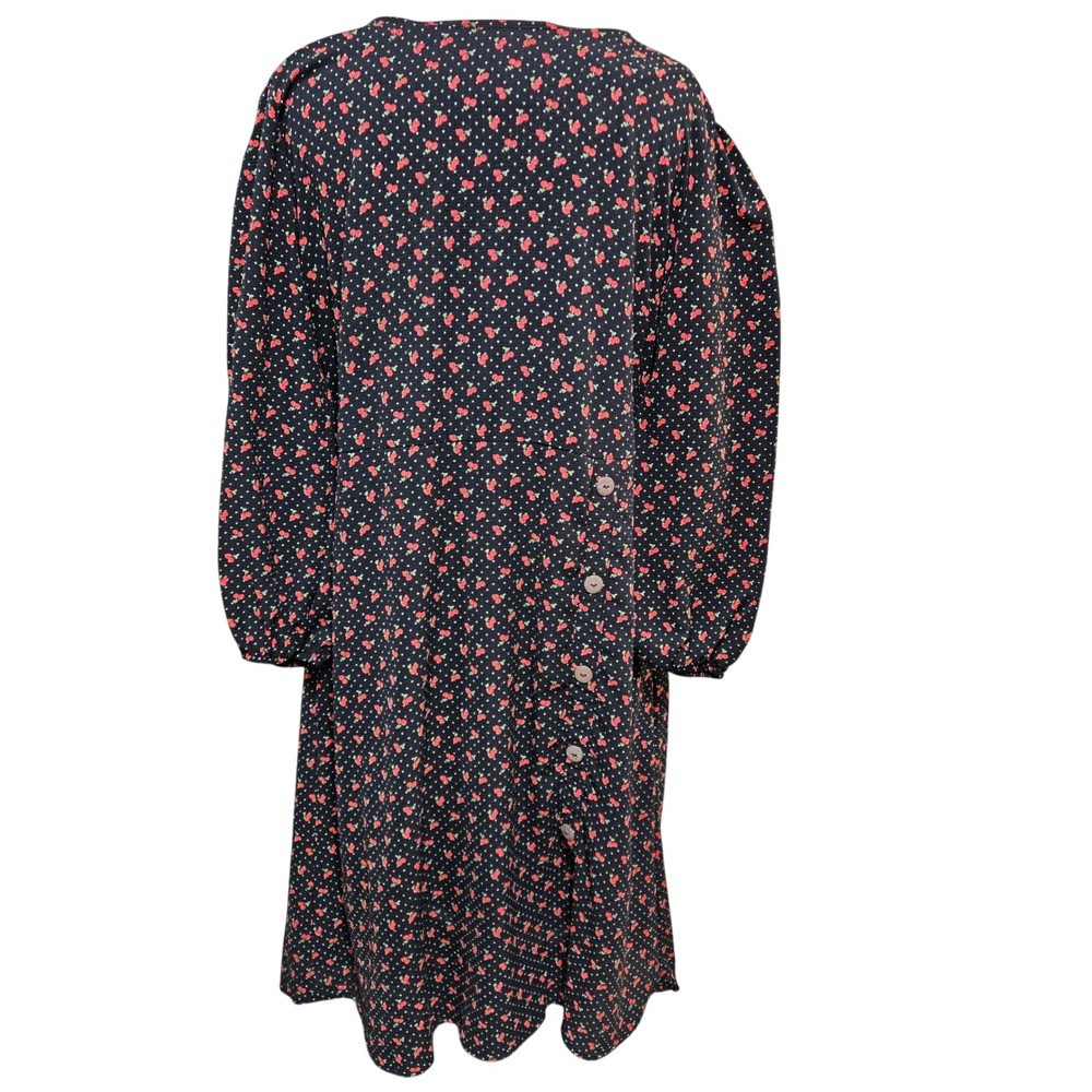 Monteau Los Angeles Cherry Polka Dot Print Dress Women's Size 2x Plus Size
